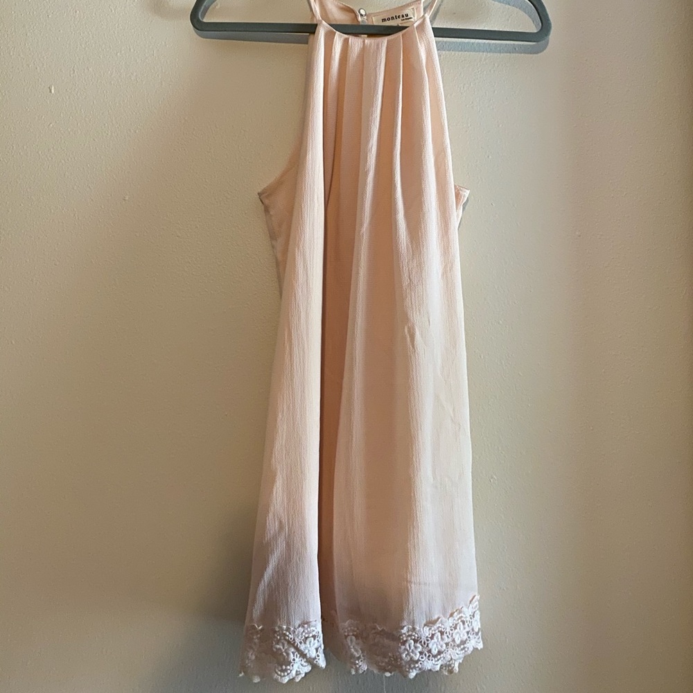Pink slip dress XS Montesu Los Angeles